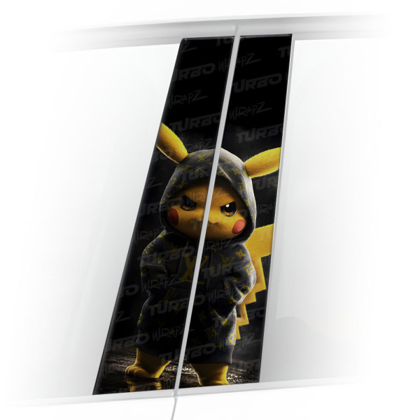 Naklejka na słupek samochodowy Pikachu Hypebeast | TurboWrapz.com