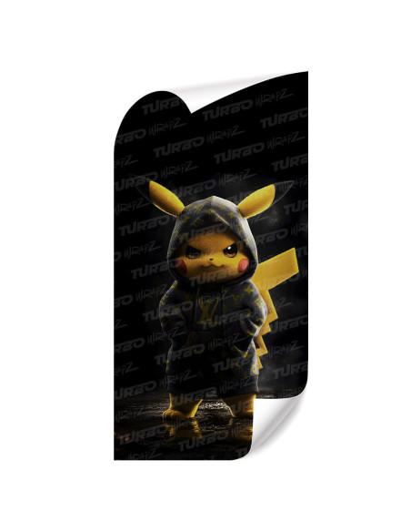 Sticker for car pillar Pikachu Hypebeast | TurboWrapz.com