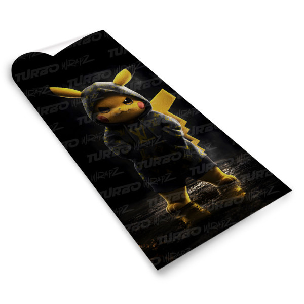 Sticker for car pillar Pikachu Hypebeast | TurboWrapz.com