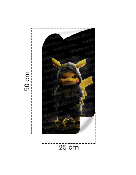 Sticker for car pillar Pikachu Hypebeast | TurboWrapz.com