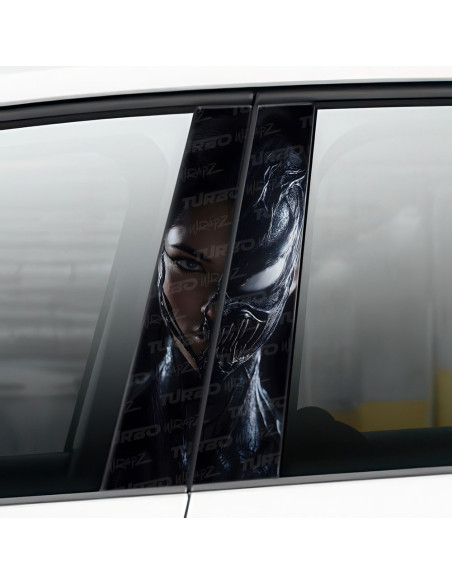 Naklejka na słupek samochodowy Kobieta Venom | TurboWrapz.com