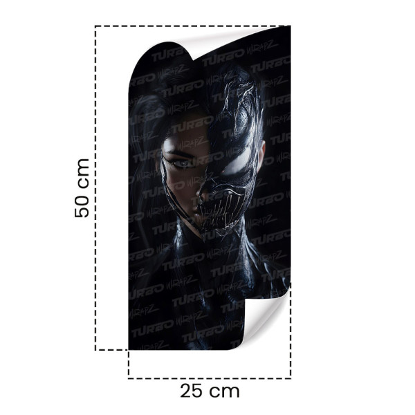 Naklejka na słupek samochodowy Kobieta Venom | TurboWrapz.com