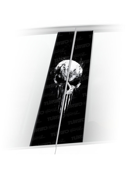 Naklejka na słupek samochodowy Punisher | TurboWrapz.com