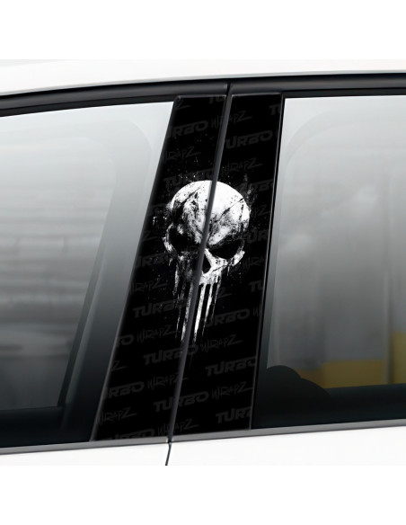 Naklejka na słupek samochodowy Punisher | TurboWrapz.com