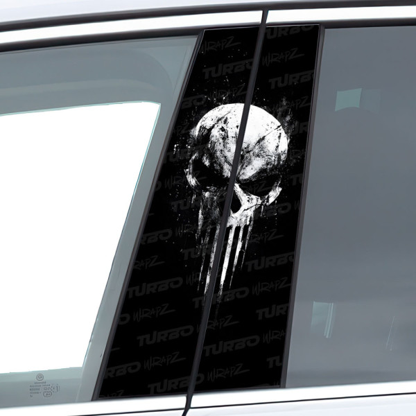 Naklejka na słupek samochodowy Punisher | TurboWrapz.com