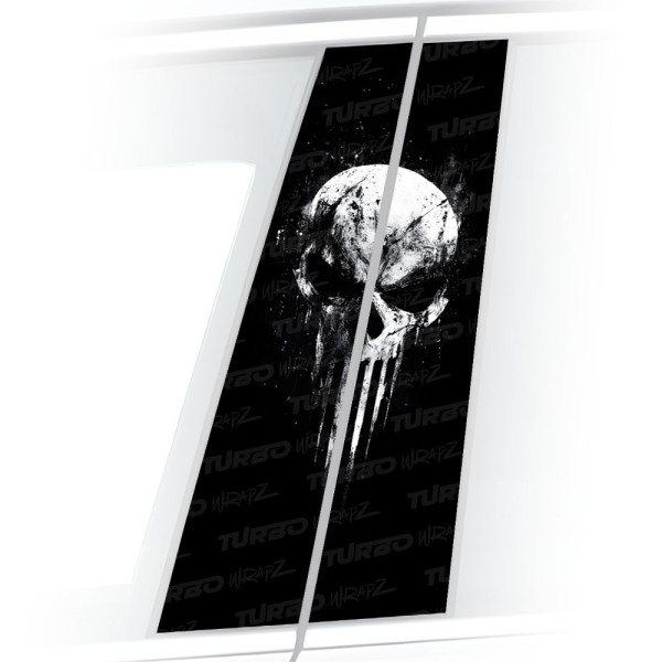 Naklejka na słupek samochodowy Punisher | TurboWrapz.com