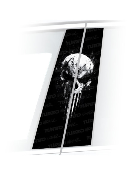 Naklejka na słupek samochodowy Punisher | TurboWrapz.com
