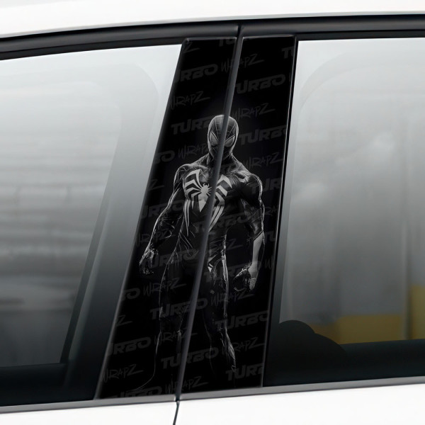 Sticker for car pillar Spiderman | TurboWrapz.com