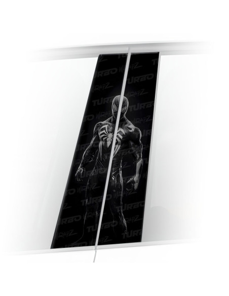 Sticker for car pillar Spiderman | TurboWrapz.com