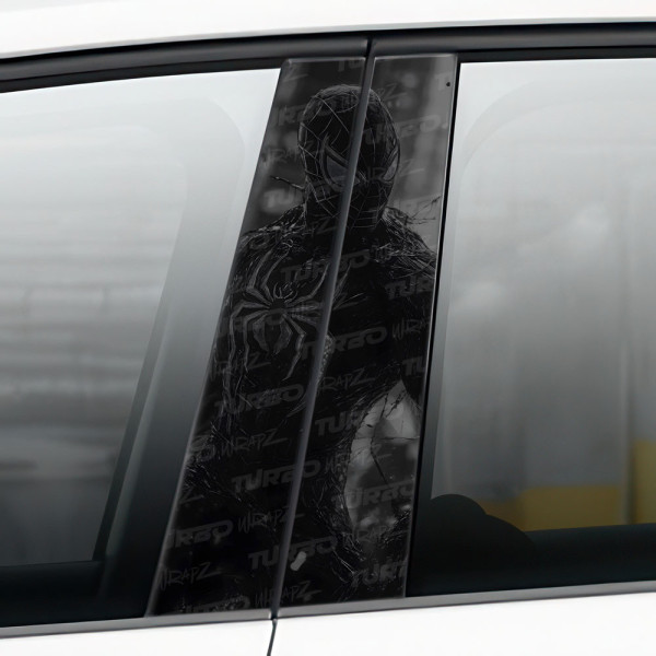 Naklejka na słupek samochodowy Spiderman | TurboWrapz.com