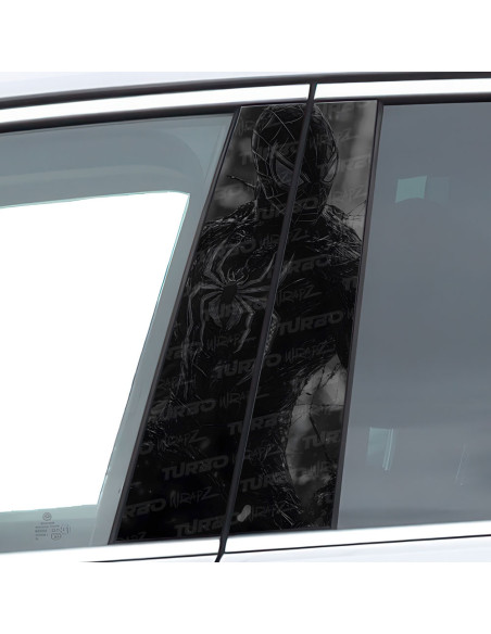 Naklejka na słupek samochodowy Spiderman | TurboWrapz.com