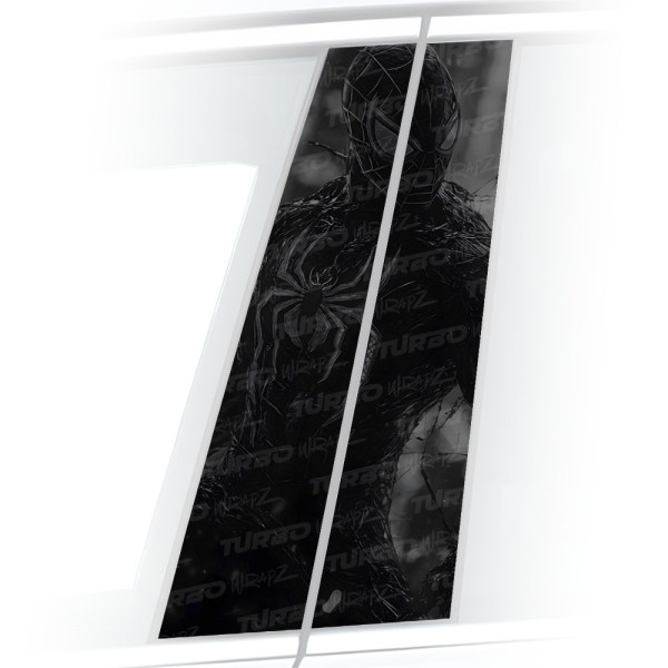 Naklejka na słupek samochodowy Spiderman | TurboWrapz.com