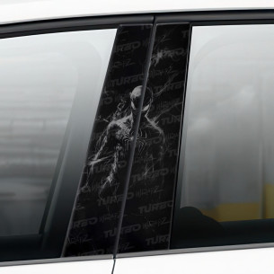 Naklejka na słupek samochodowy Spiderman | TurboWrapz.com 2