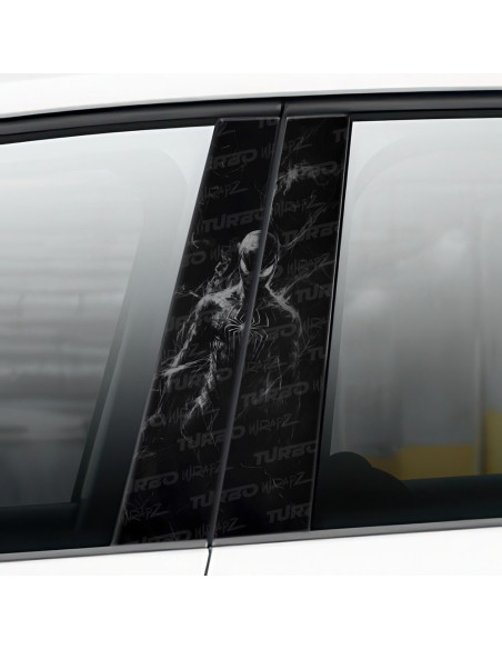 Sticker for car pillar Spiderman | TurboWrapz.com