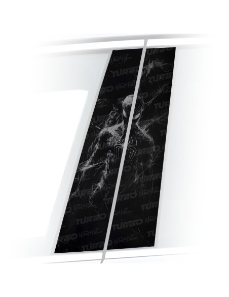 Sticker for car pillar Spiderman | TurboWrapz.com