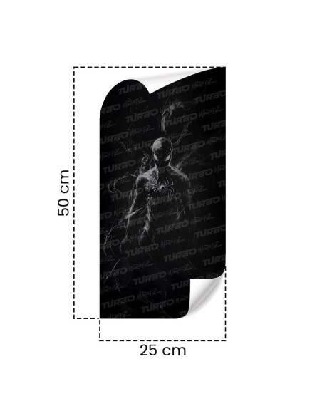 Sticker for car pillar Spiderman | TurboWrapz.com