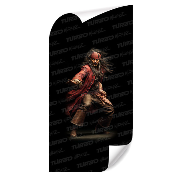 Naklejka na słupek samochodowy Jack Sparrow 4 | TurboWrapz.com