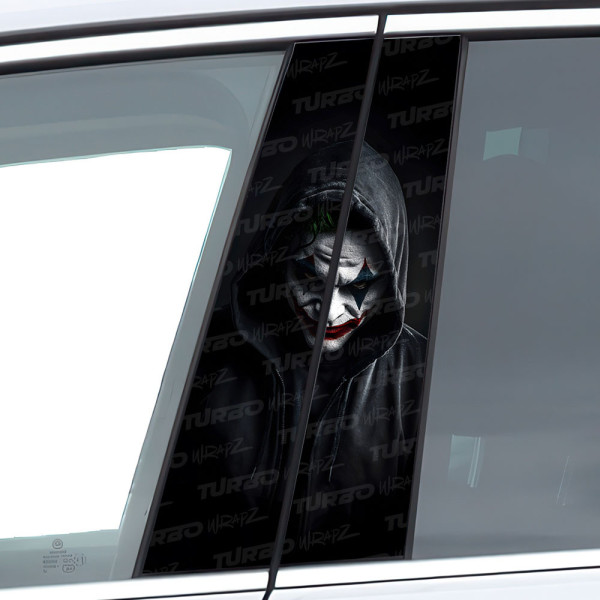Sticker for car pillar Joker w bluzie | TurboWrapz.com