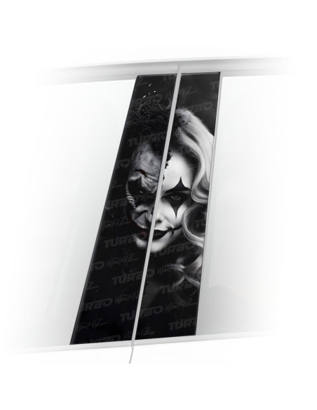 Sticker for car pillar Joker / Harley Quinn | TurboWrapz.com