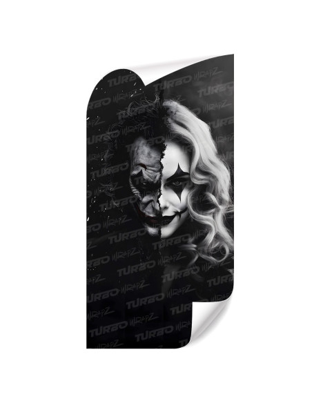 Naklejka na słupek samochodowy Joker / Harley Quinn | TurboWrapz.com