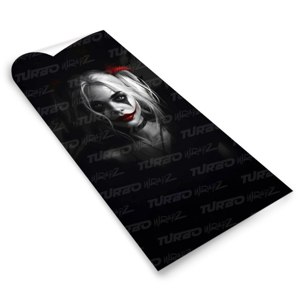 Naklejka na słupek samochodowy Harley Quinn | TurboWrapz.com