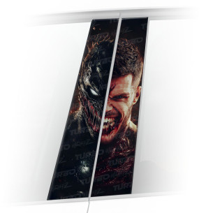 Sticker for car pillar Venom / Eddie Brock | TurboWrapz.com