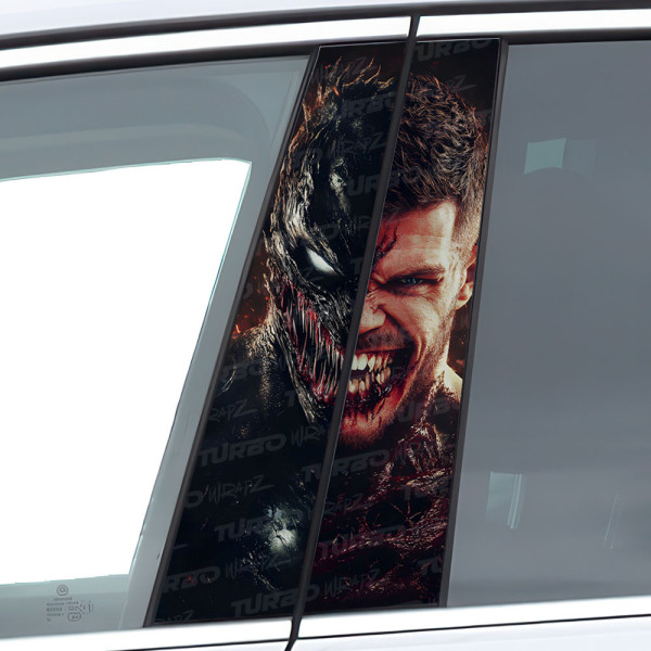 Sticker for car pillar Venom / Eddie Brock | TurboWrapz.com