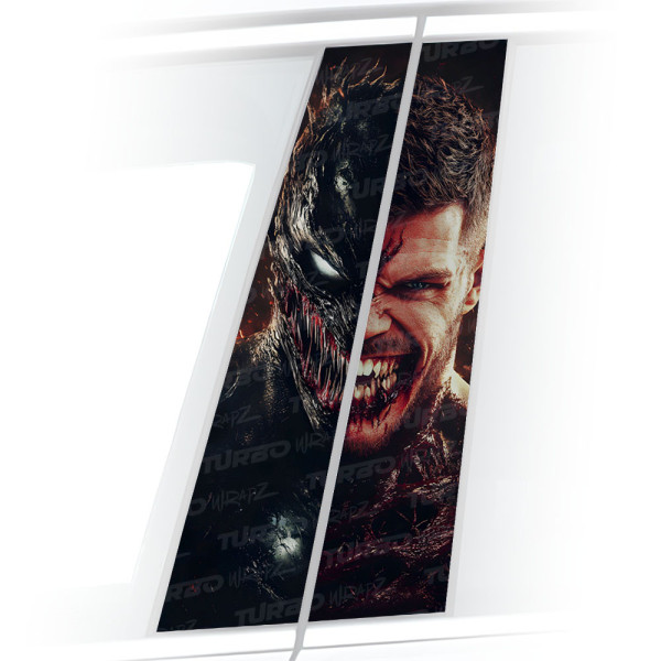 Sticker for car pillar Venom / Eddie Brock | TurboWrapz.com
