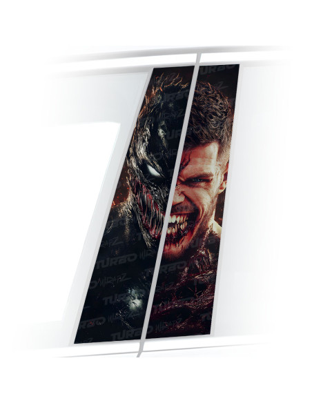 Sticker for car pillar Venom / Eddie Brock | TurboWrapz.com