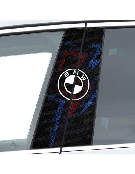 Naklejka na słupek samochodowy BMW Piorun MPower | TurboWrapz.com