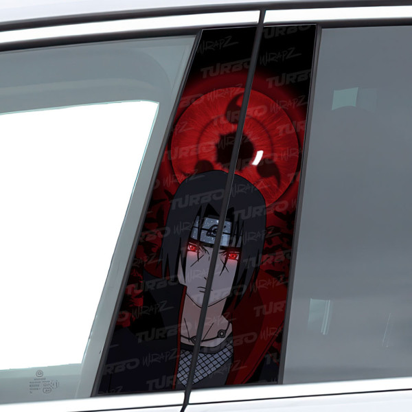 Sticker for car pillar Itachi | TurboWrapz.com
