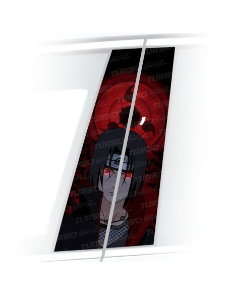 Sticker for car pillar Itachi | TurboWrapz.com