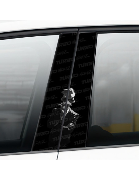 Sticker for car pillar Kaczor Donald Biznesmen | TurboWrapz.com