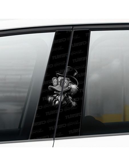 Naklejka na słupek samochodowy Scrooge McDuck Dollar | TurboWrapz.com