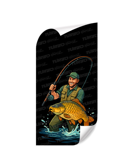Sticker for car pillar Wędkarz | TurboWrapz.com