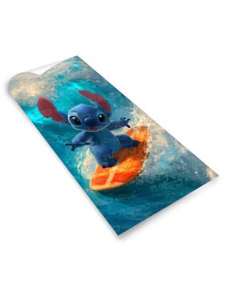 Naklejka na słupek samochodowy Stitch Surfer | TurboWrapz.com