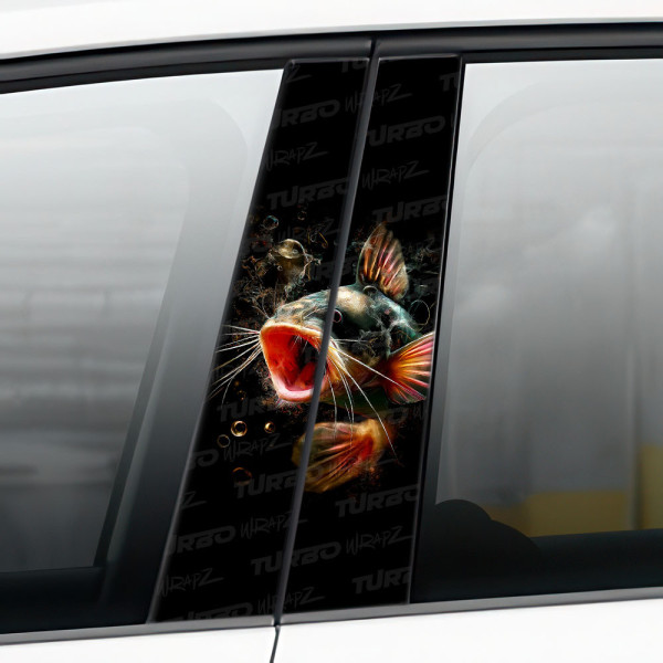 Sticker for car pillar Sum | TurboWrapz.com