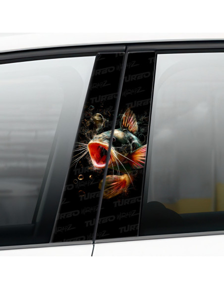 Sticker for car pillar Sum | TurboWrapz.com