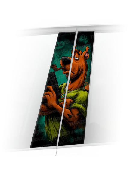 Sticker for car pillar Scooby Doo Gangster | TurboWrapz.com