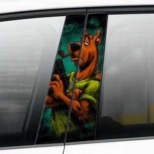 Sticker for car pillar Scooby Doo Gangster | TurboWrapz.com 2