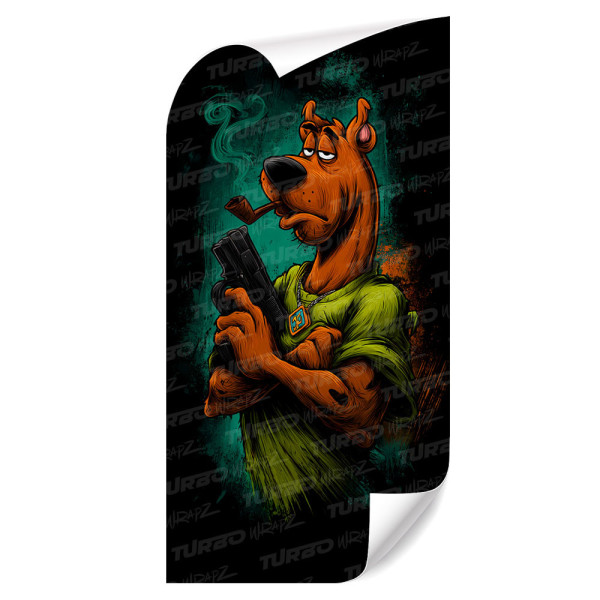 Sticker for car pillar Scooby Doo Gangster | TurboWrapz.com