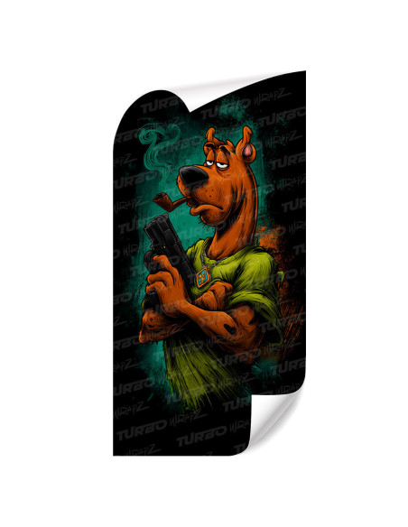 Naklejka na słupek samochodowy Scooby Doo Gangster | TurboWrapz.com