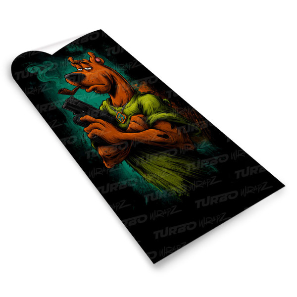 Naklejka na słupek samochodowy Scooby Doo Gangster | TurboWrapz.com