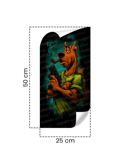 Sticker for car pillar Scooby Doo Gangster | TurboWrapz.com