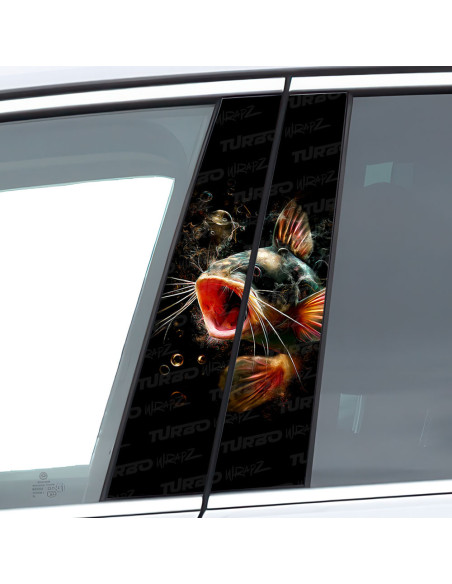 Sticker for car pillar Sum | TurboWrapz.com