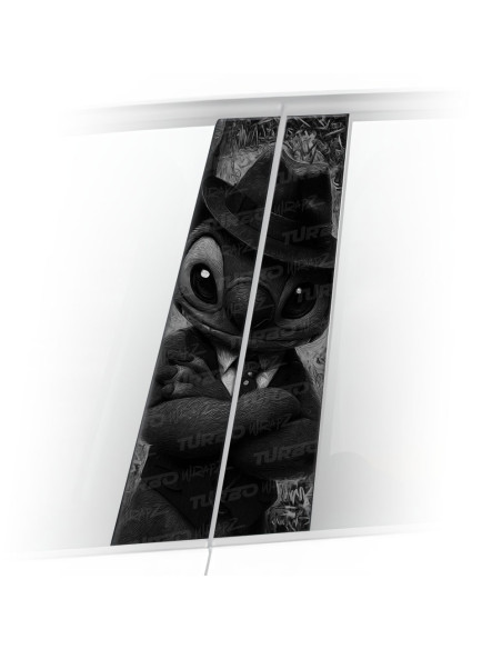 Sticker for car pillar Stitch Gangster | TurboWrapz.com