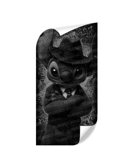 Sticker for car pillar Stitch Gangster | TurboWrapz.com