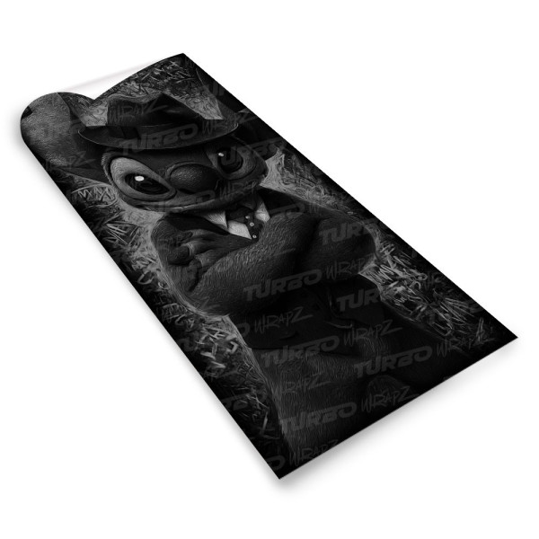 Sticker for car pillar Stitch Gangster | TurboWrapz.com