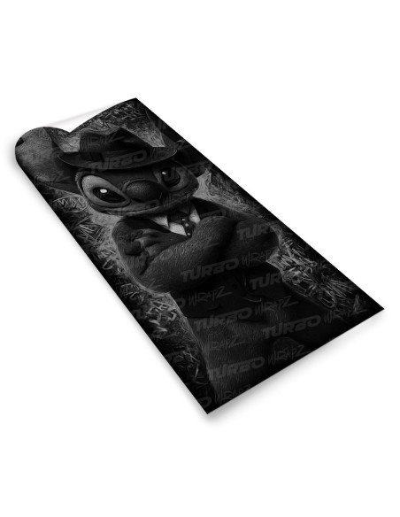 Sticker for car pillar Stitch Gangster | TurboWrapz.com