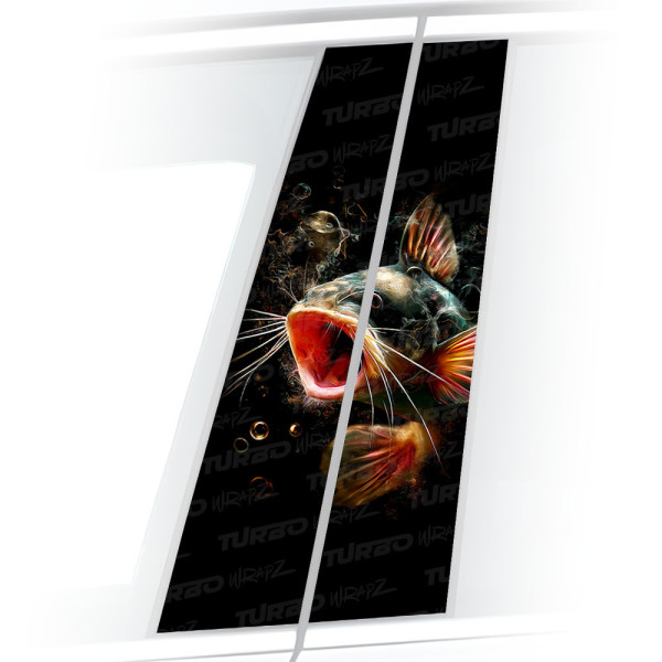 Sticker for car pillar Sum | TurboWrapz.com